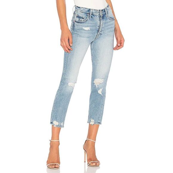 MOTHER Denim - Mother SUPERIOR Tomcat Ankle Straight Jeans True Confession Size 26 Button Fly